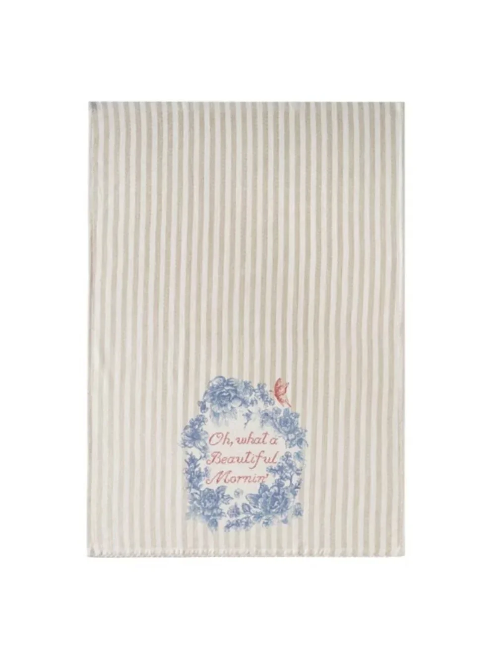 The Woman Pioneer Home Agatha Floral Cotton Set of 4 Woven Kitchen Tea Towels
